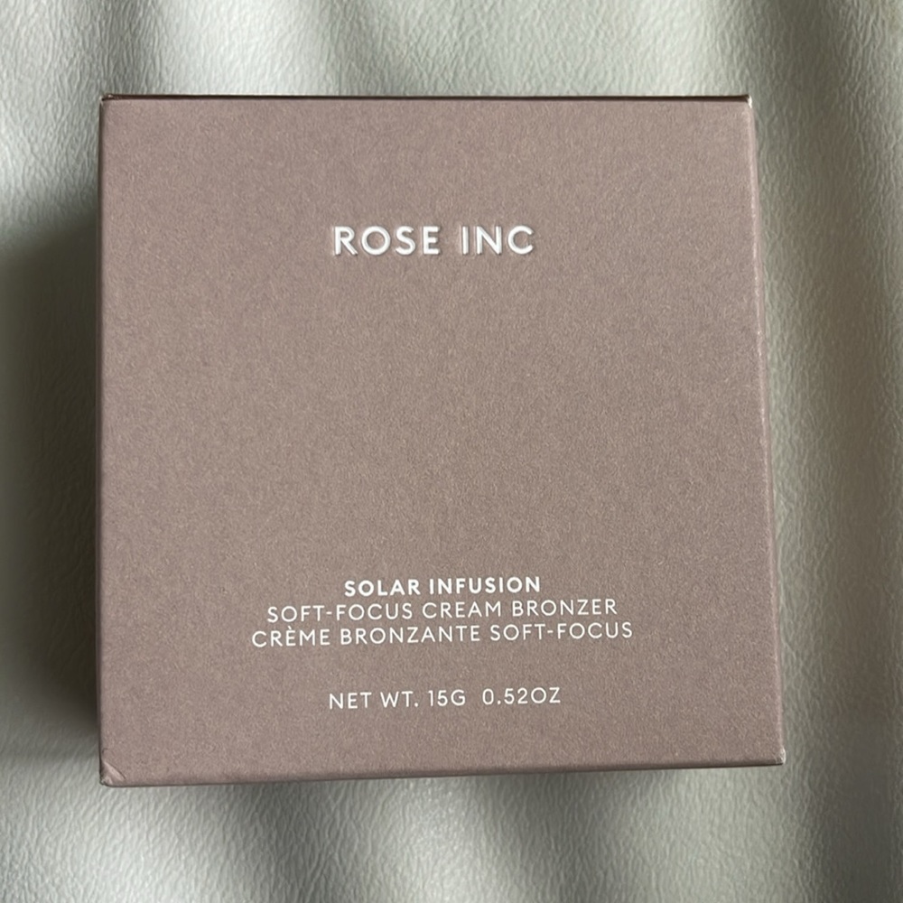 ROSE INC SOLAR INFUSION SOFT-FOCUS CREAM BRONZER CONTOUR MAKEUP NATURAL Y2K